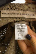 90s Ermanno Scervino beige classic vintage spring coat size S-M / made in italy