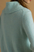 90s Vintage 100% Cashmere Blue Button Up Sweater Jumper Cardigan Girlfriend Gift Present Womans Wear Vintage Clothes