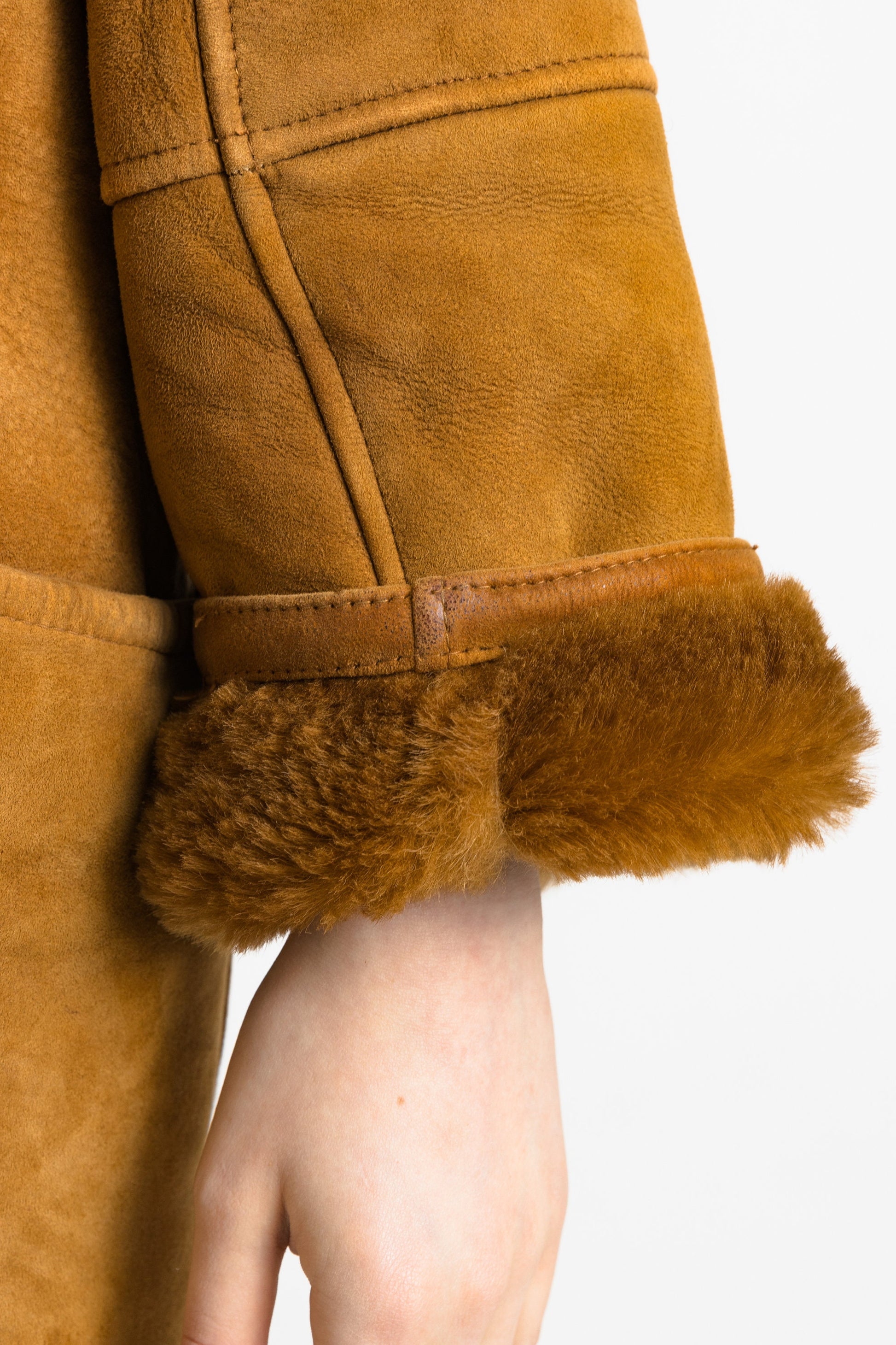 Sheepskin Leather Coat 80s, Size L Brown Shearling Fur Coat, Brown Sheepskin Overcoat, Vintage Sheepskin Coat, Penny Lane, Winter Outerwear