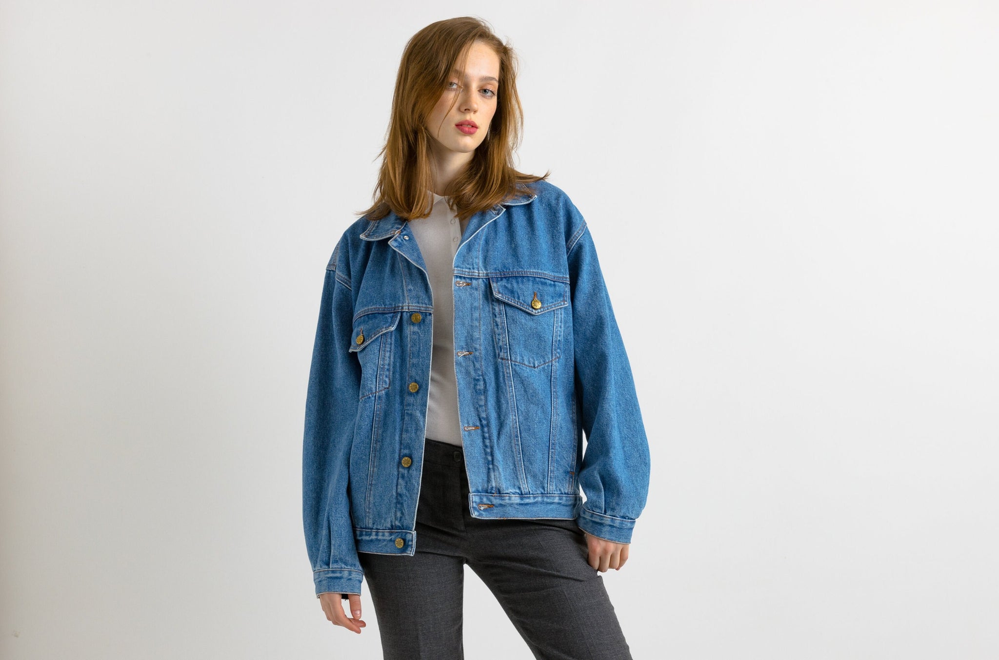 Vintage Denim Jacket, Womens denim jacket, Replay Jean , Blue denim jacket, Classic denim jacket, Cotton denim jacket, Denim jacket,M