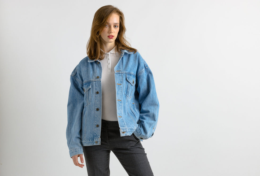 Vintage Denim Jacket, Womens denim jacket, Replay Jean , Blue denim jacket, Classic denim jacket, Cotton denim jacket, Denim jacket,M