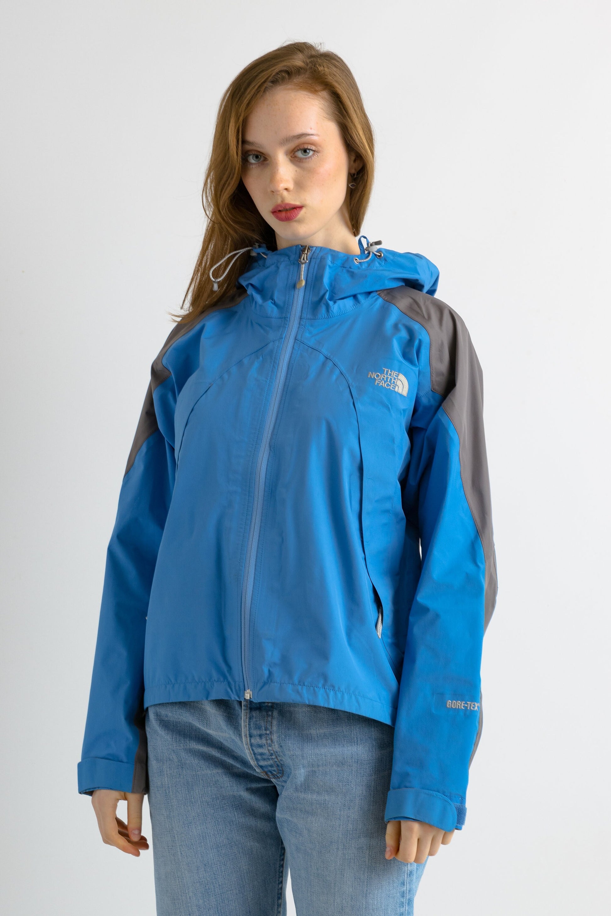 VINTAGE The North Face Gore Tex Jacket size Medium Womens Blue Fall Jacket