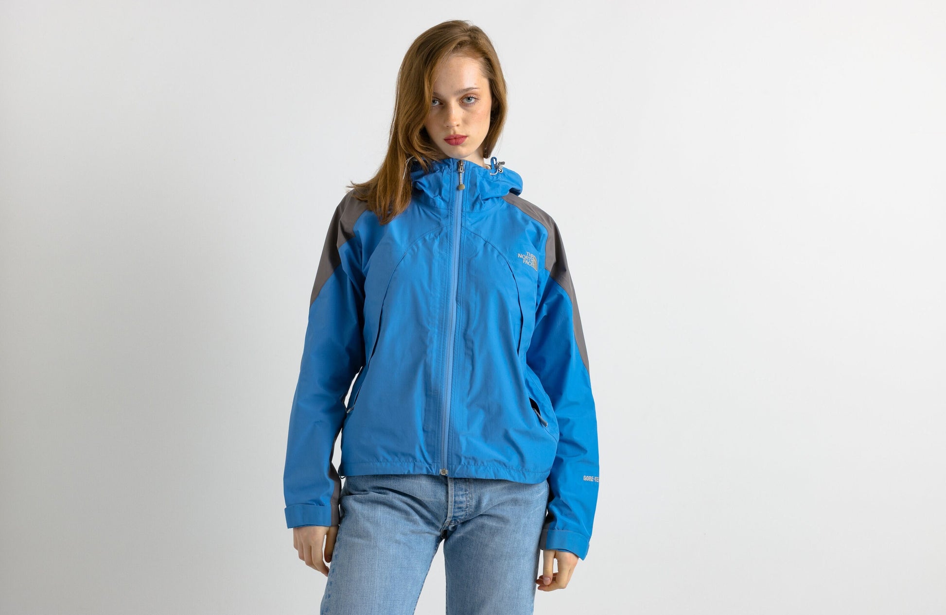 VINTAGE The North Face Gore Tex Jacket size Medium Womens Blue Fall Jacket