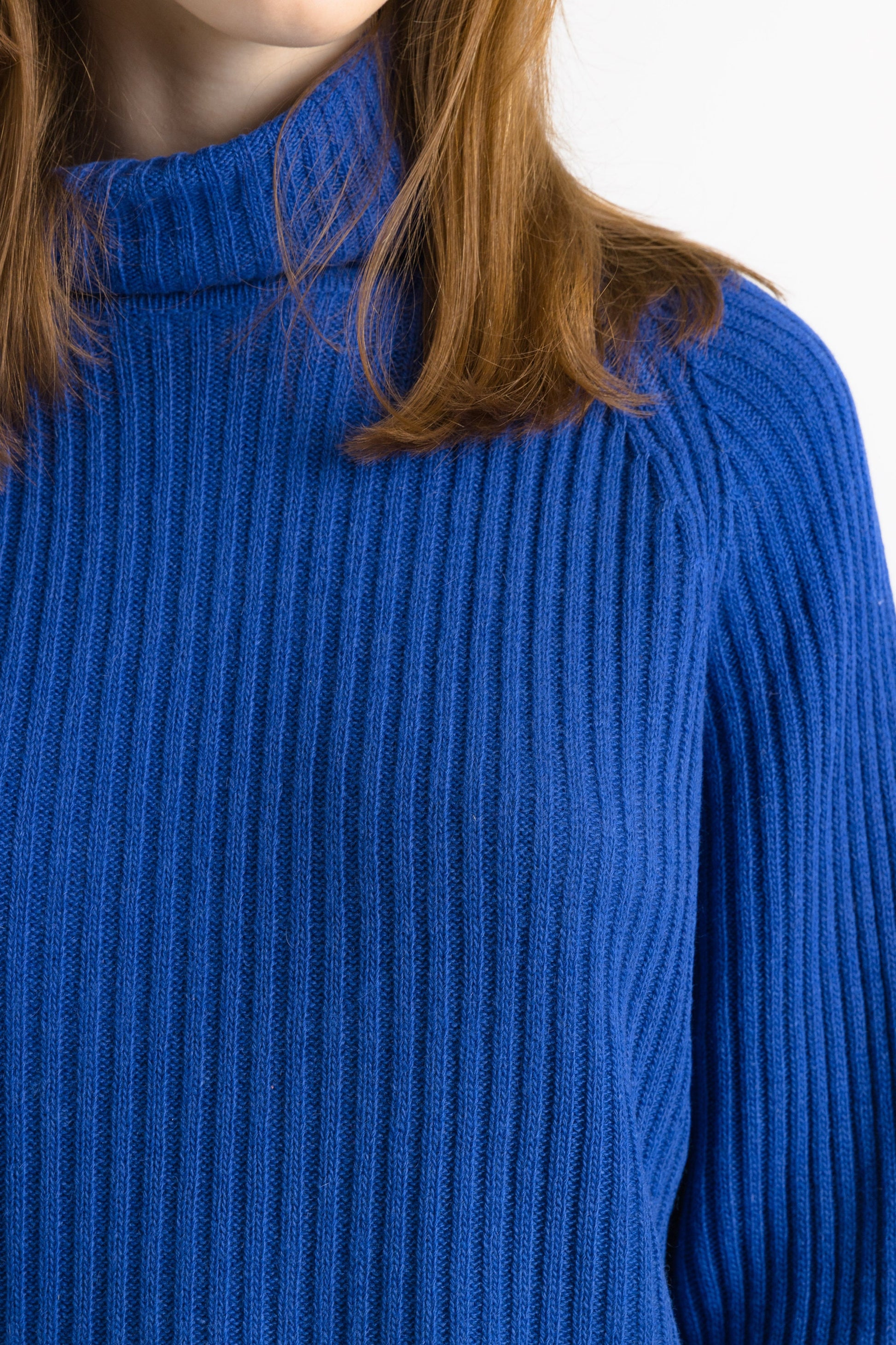 Vintage 90s wool blue turtleneck neck sweater Large/ Vintage Plain Lightweight Soft Knit Pullover Sweater Top