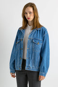 Vintage Denim Jacket, Womens denim jacket, Replay Jean , Blue denim jacket, Classic denim jacket, Cotton denim jacket, Denim jacket,M