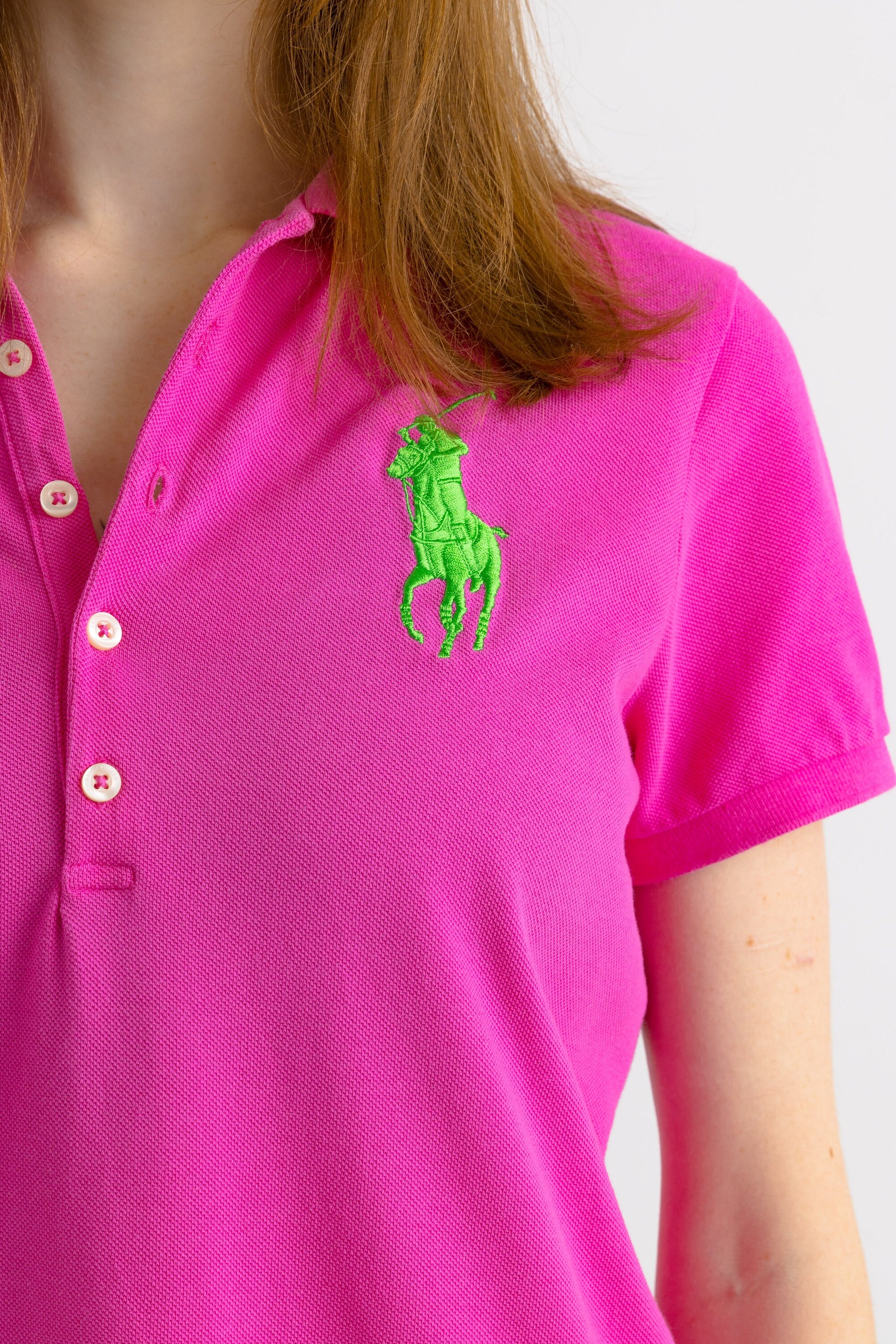 Vintage Woman Ralph Lauren Polo Classic Short Sleeve Polo Tshirt size L Large / Vintage Woman Polo Tshirt/ Vintage Woman Ralph Lauren