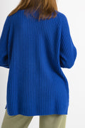 Vintage 90s wool blue turtleneck neck sweater Large/ Vintage Plain Lightweight Soft Knit Pullover Sweater Top