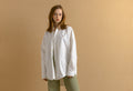 Vintage Ralph Lauren White Classic Fit Long Sleeve Buttons Up Unisex Shirt/ Vintage Ralph Lauren Unisex White L Man Shirt