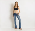 90s Vintage Vtg Rock Revival Mid Waisted Denim Skinny Flare Jeans Pants Trousers Size 26/ Woman Biker Jeans