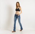 90s Vintage Vtg Rock Revival Mid Waisted Denim Skinny Flare Jeans Pants Trousers Size 26/ Woman Biker Jeans