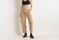 Twin - Set Simona Barbieri Woman Beige Tapered Summer Beige Pants with Beads size 36