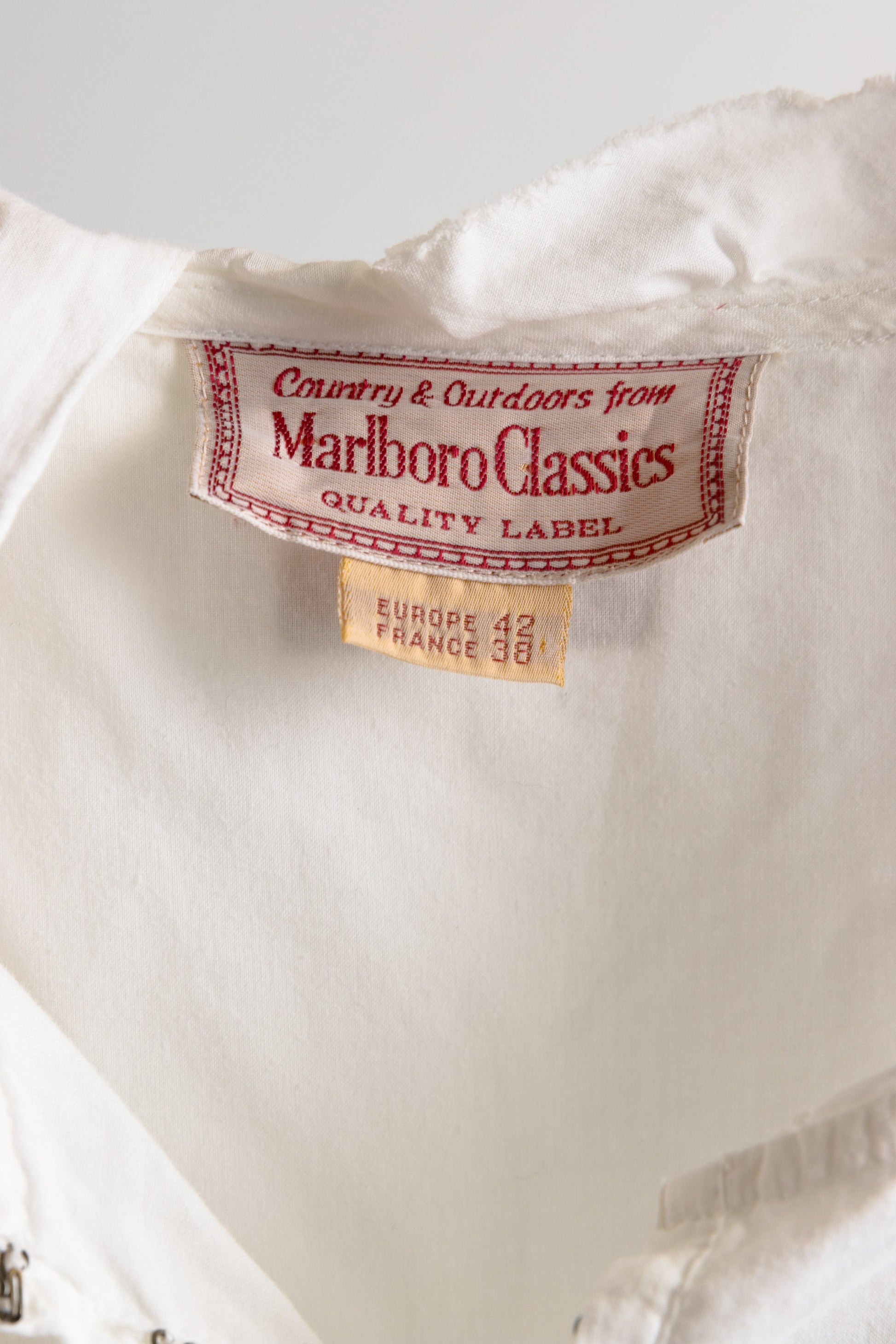 Y2K White Puff Mini Dress by Marlboro Classic size EU 42 Small