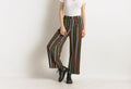 00s Woman Alysi MAXI TAILORED TRUSERS Straight Striped Pants Trousers Size S