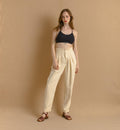 Vintage Ralph Lauren Authentic Beige Pants Size Women's 2 Trousers Retro Classic Purple Label 90s Luxury Style fits Small