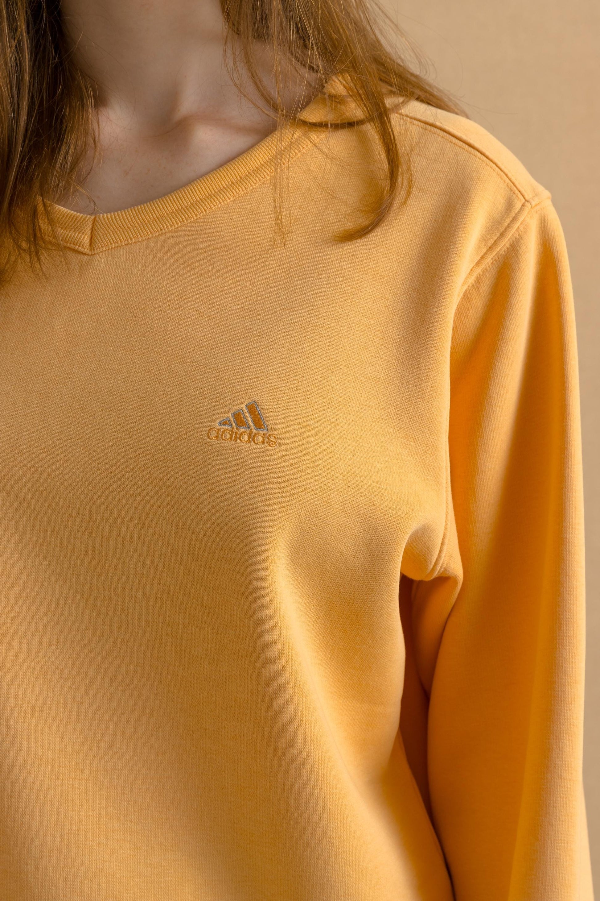 90s Vintage Adidas Woman V Neck Sport Free Sweatshirt size M Medium / Vintage Adidas Sweatshirt/ Vintage Sport Sweatshirt