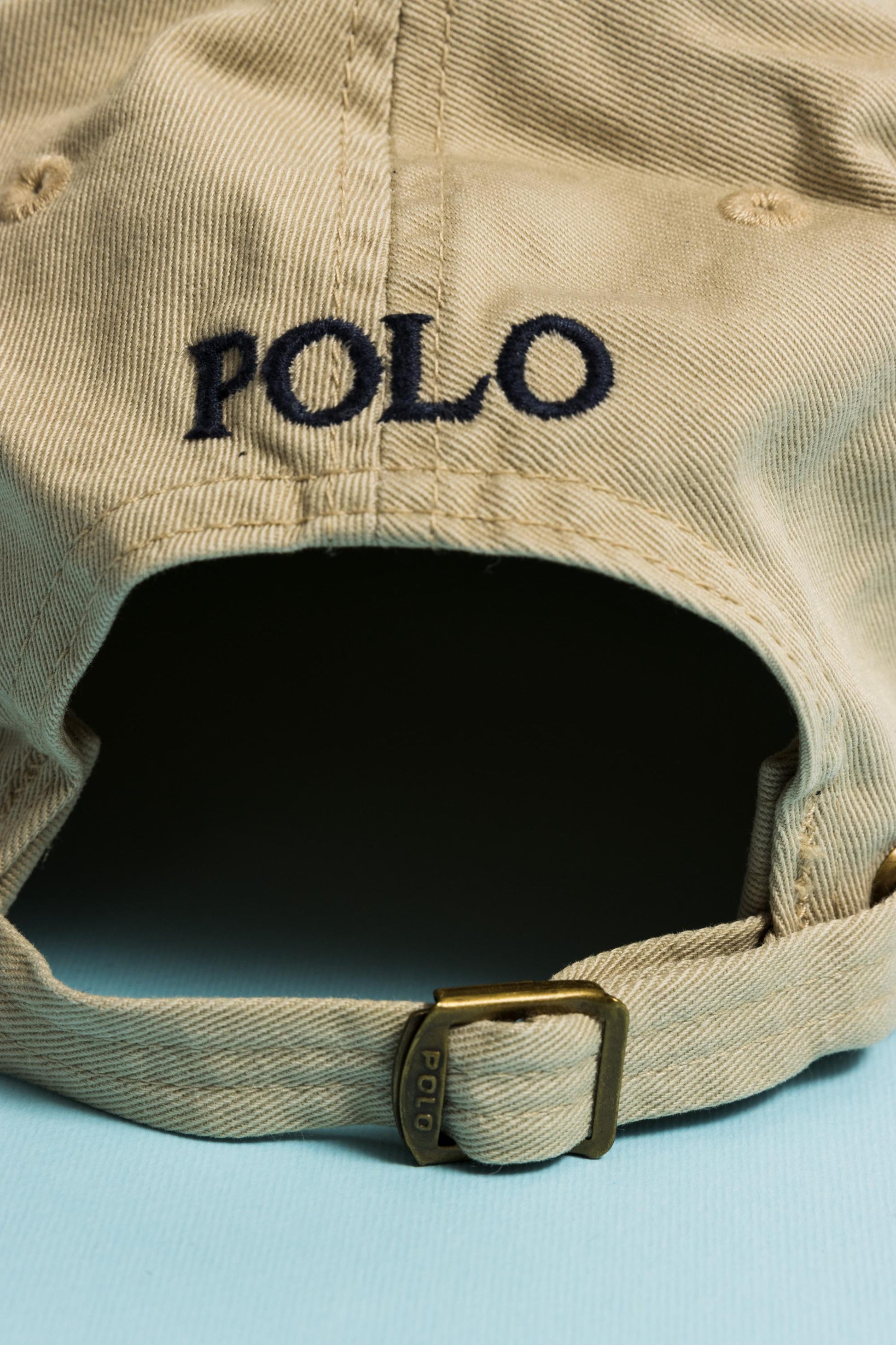 Vintage Polo by Ralph Lauren Cap style beige Big logo Hat casual style classic retro 90's beige headwear