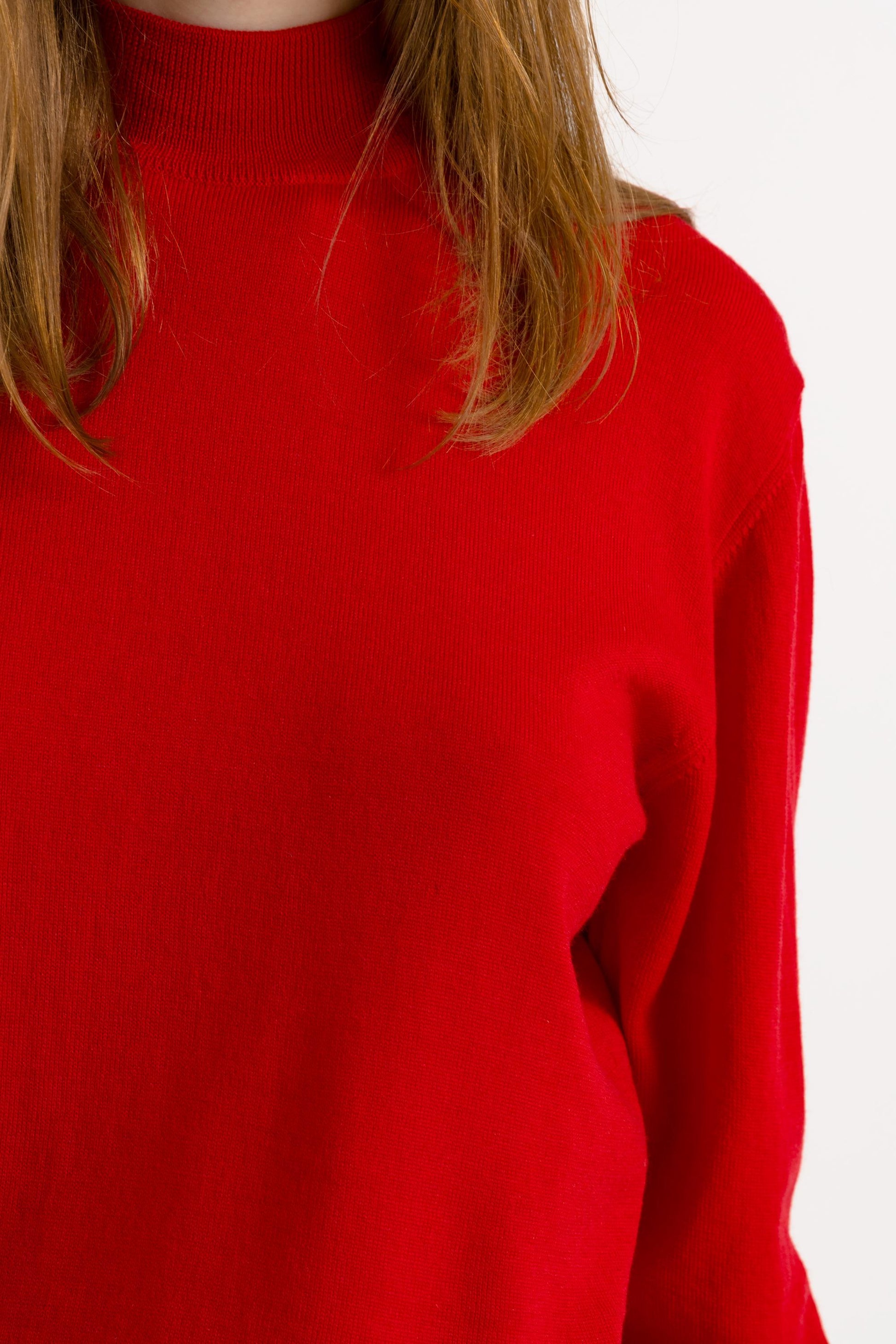 80s Vintage Aquascutum 100% Lambswool Red Sweater Jumper Top Girlfriend Gift Present Womans Wear Vintage Clothes