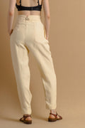 Vintage Ralph Lauren Authentic Beige Pants Size Women's 2 Trousers Retro Classic Purple Label 90s Luxury Style fits Small