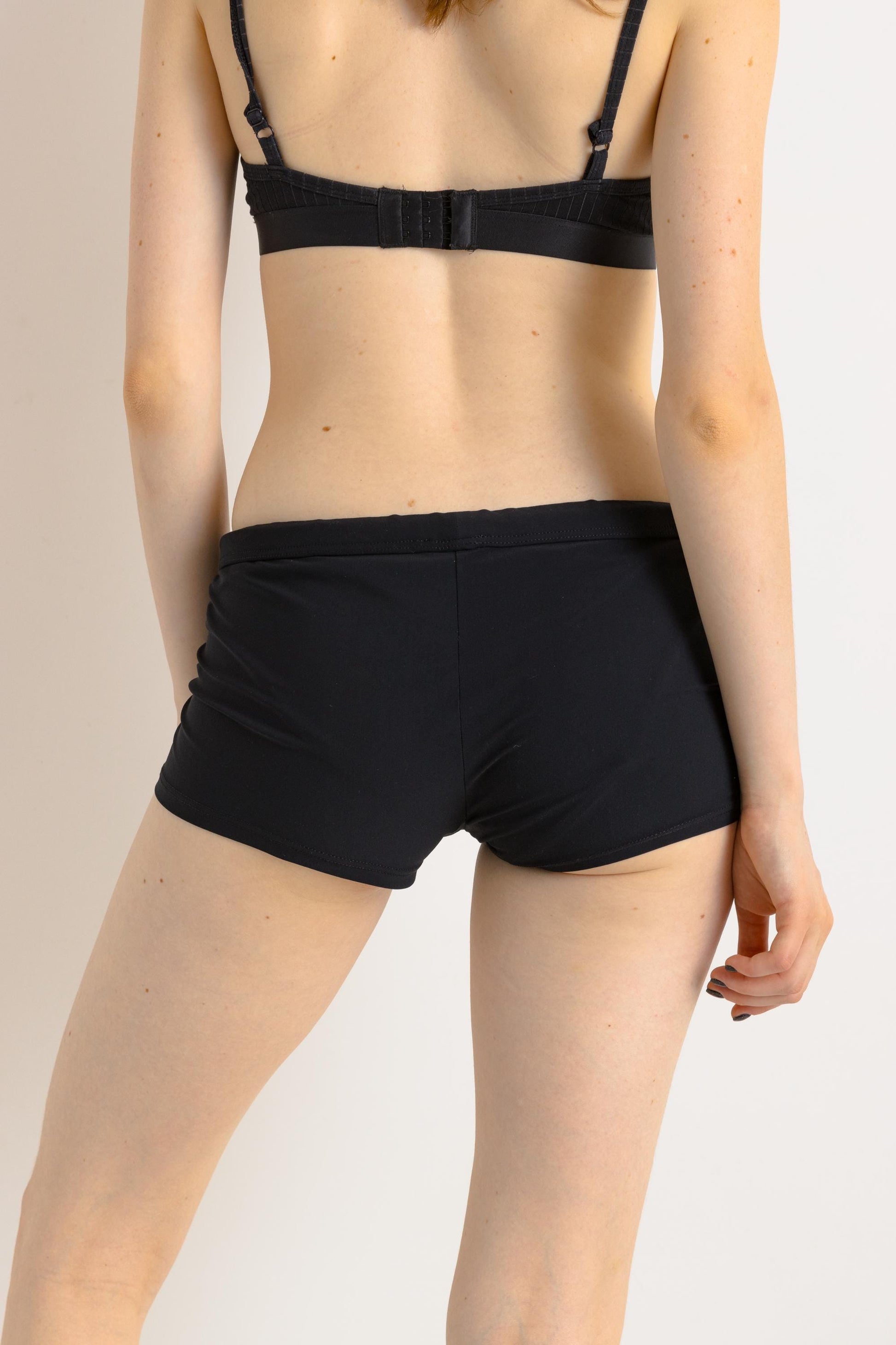 D&G Beachwear Track Shorts - Women's Medium, Men's Small, 27"-30" | Vintage Swimwear Black Sports Shorts