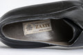 Size 8 Men's Vintage Fratelli Zanin Black Leather Oxfords | Square Toe Leather Shoes | 40.5 41