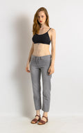 Isabel Marant Jeans denim trousers great condition gray- Y2K Avantgarde Jeans - Size 0 - Mid Waist - zip closure