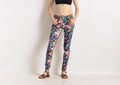 SANDRO Floral Jeans denim trousers great condition- Y2K Avantgarde Jeans - Size 34 - Mid Waist - zip closure