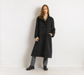 80s winter coat long wool mohair coat outerwear maxi winter coat vintage clothing size Small