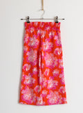 Kids UNOQLO 00s Girl Straigh Leg Pants/ High Waisted/ Floral Print size 116 cm 5T 6T