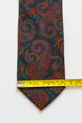 vintage Burberrys Tie abstract leaves pattern flowers print necktie retro beautiful luxury gift for men accessories silk 90s made in England