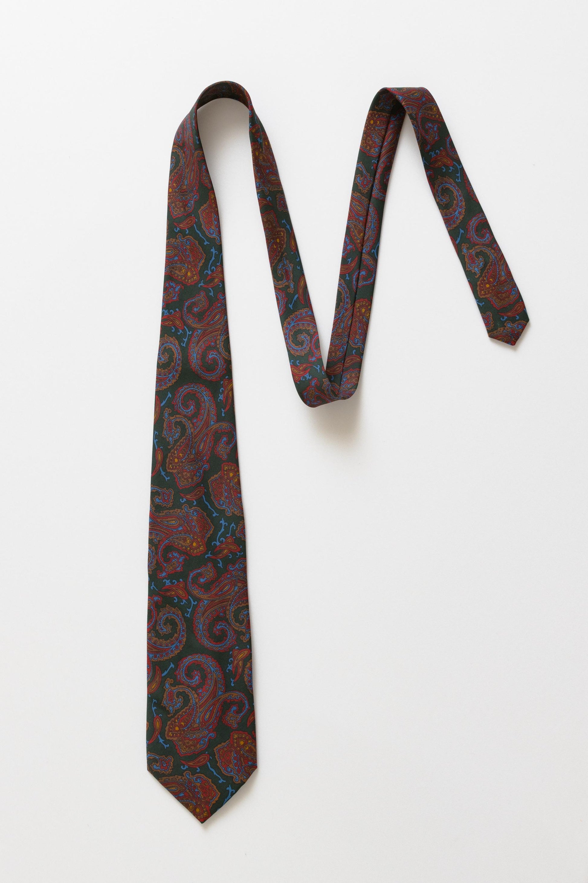 vintage Burberrys Tie abstract leaves pattern flowers print necktie retro beautiful luxury gift for men accessories silk 90s made in England