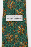 Vintage PIERRE BALMAIN Tie 100% silk necktie retro beautiful floral pattern classic print luxury gift for men authentic multicolor