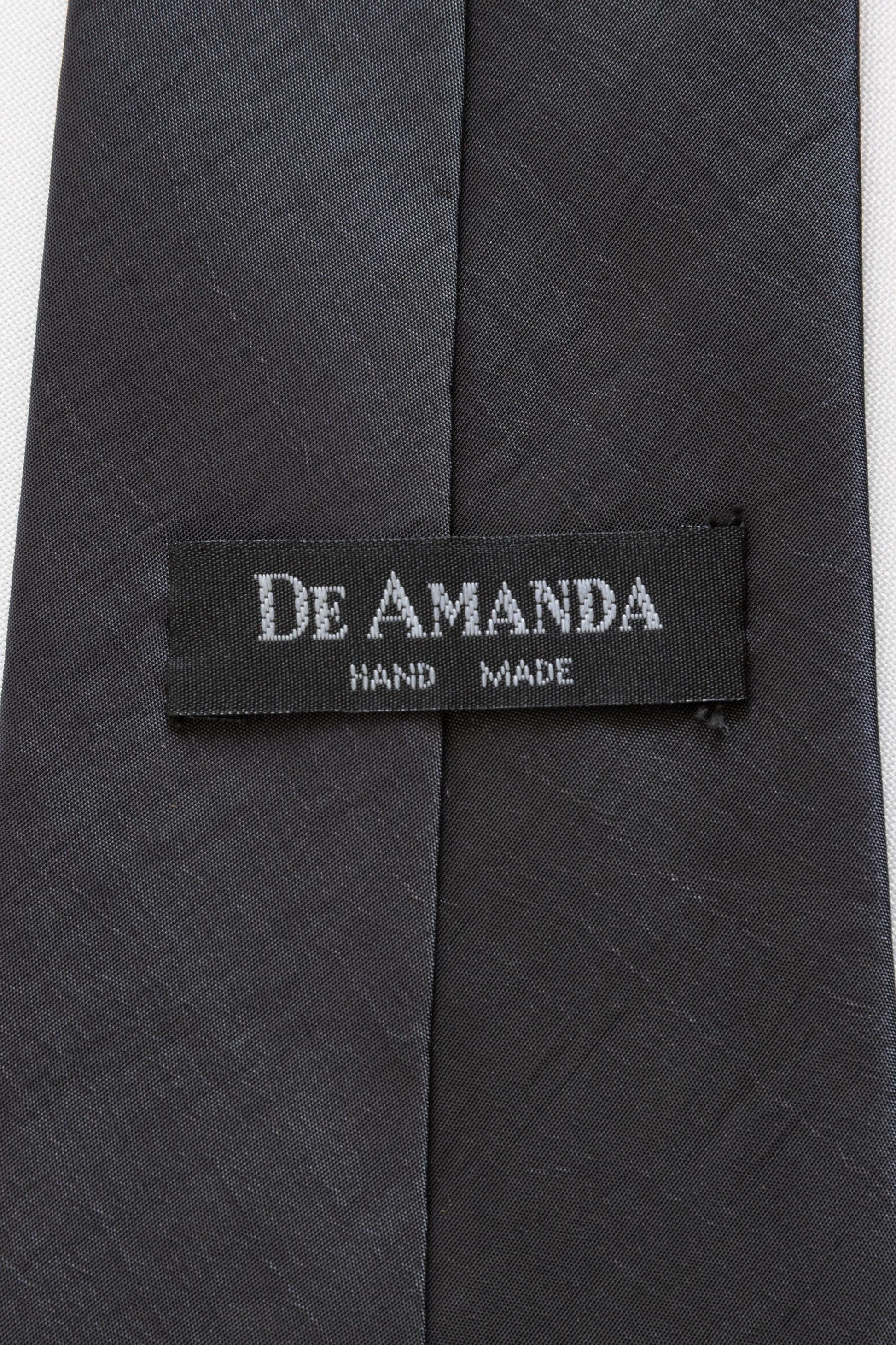 Vintage De Amanda Handmade Tie necktie retro beautiful luxury gift for men accessories silk 90s style men's