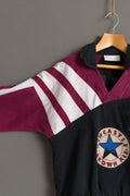 ADIDAS 1990s vintage boys girls newcastle jumper/ Kids ADIDAS sweatshirt/ 3-stripes maroon/US 8T 128 cm