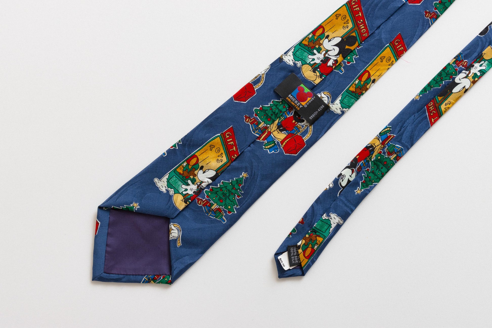 vintage Mickey Mouse Disney Tie abstract print necktie retro beautiful luxury gift for men accessories silk 90s style men's