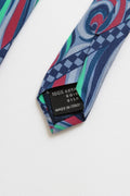 vintage Missoni Tie abstract pattern print necktie retro beautiful luxury gift for men accessories silk 90s style men's cravatte