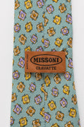 vintage Missoni Tie abstract pattern print necktie retro beautiful luxury gift for men accessories silk 80s style men's cravatte