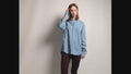 Vintage Acne Studios Cotton Logo Long Sleeve Buttons Up Woman Shirt/ Vintage Acne Unisex Cargo Minimalist Medium Woman Shirt